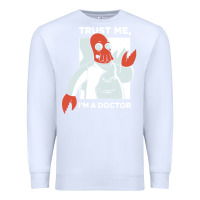 White doctor zoidberg who Premium Sweatshirt - linhVisuals