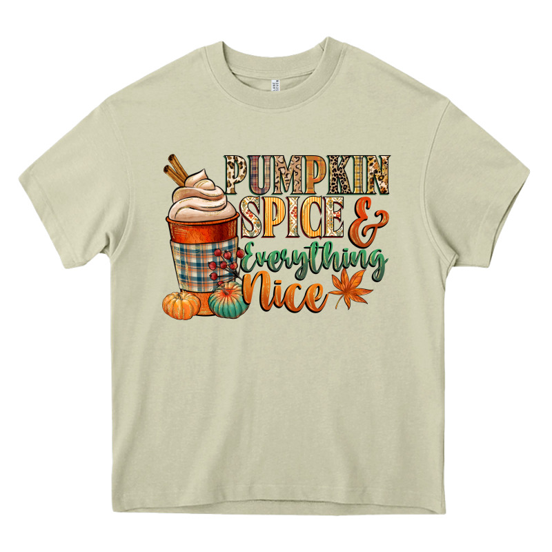 Pumpkin Spice And Everything Nice Heavy Core Tee by CowGirlArtShop | Teevron