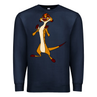 Navy Timon Funny Premium Sweatshirt - linhVisuals