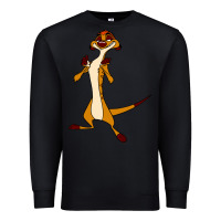 Black Timon Funny Premium Sweatshirt - linhVisuals
