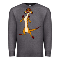 Charcoal Heather Timon Funny Premium Sweatshirt - linhVisuals