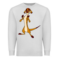 Dove Grey Timon Funny Premium Sweatshirt - linhVisuals