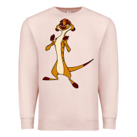 Pale Pink Timon Funny Premium Sweatshirt - linhVisuals