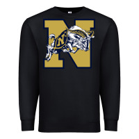 Black navy midshipmen Premium Sweatshirt - linhVisuals