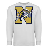 Dove Grey navy midshipmen Premium Sweatshirt - linhVisuals