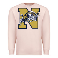 Pale Pink navy midshipmen Premium Sweatshirt - linhVisuals