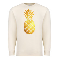 Sandshell gold pineapple Premium Sweatshirt - linhVisuals