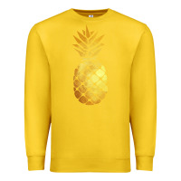 Lemon gold pineapple Premium Sweatshirt - linhVisuals