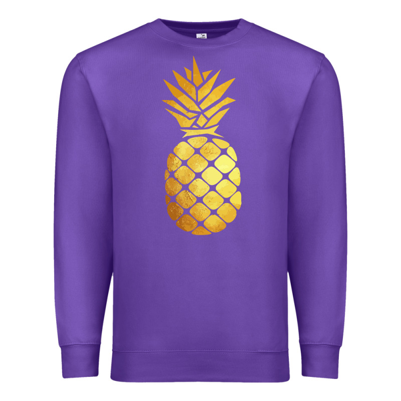Gold Pineapple Premium Sweatshirt by linhVisuals | Teevron