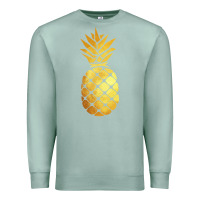 Seafoam gold pineapple Premium Sweatshirt - linhVisuals