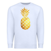 White gold pineapple Premium Sweatshirt - linhVisuals