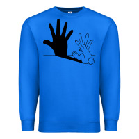 True Royal rabbit hand shadow Premium Sweatshirt - linhVisuals