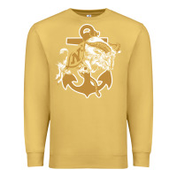 Antique Gold navy midshipmen Premium Sweatshirt - linhVisuals
