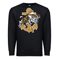 Black navy midshipmen Premium Sweatshirt - linhVisuals