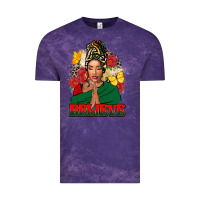Cloud Purple believe black woman Vintage Tee - FaDigitalArtStudio