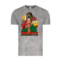 Cloud Rock believe black woman Vintage Tee - FaDigitalArtStudio