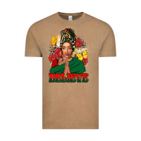Vintage Coffee believe black woman Vintage Tee - FaDigitalArtStudio
