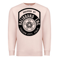 Pale Pink what goes up must come down Premium Sweatshirt - linhVisuals