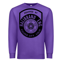 Purple what goes up must come down Premium Sweatshirt - linhVisuals