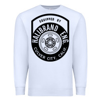 White what goes up must come down Premium Sweatshirt - linhVisuals