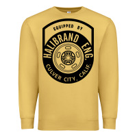 Antique Gold what goes up must come down Premium Sweatshirt - linhVisuals
