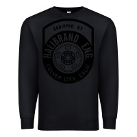 Black what goes up must come down Premium Sweatshirt - linhVisuals