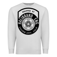 Dove Grey what goes up must come down Premium Sweatshirt - linhVisuals