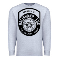 Heather Grey what goes up must come down Premium Sweatshirt - linhVisuals