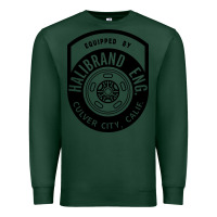 Sports Green what goes up must come down Premium Sweatshirt - linhVisuals