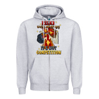 Heather Grey relax were all crazy its not competition Zipper Hoodie - JahusDesignShop