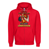 Red relax were all crazy its not competition Zipper Hoodie - JahusDesignShop