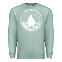 Seafoam magic  the gathering kaldheim islands symbol Premium Sweatshirt - linhVisuals