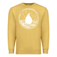 Antique Gold magic  the gathering kaldheim islands symbol Premium Sweatshirt - linhVisuals