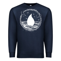 Navy magic  the gathering kaldheim islands symbol Premium Sweatshirt - linhVisuals