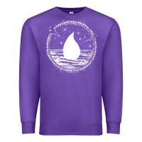 Purple magic  the gathering kaldheim islands symbol Premium Sweatshirt - linhVisuals