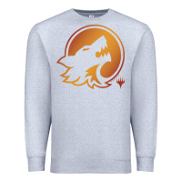 Heather Grey magic the gathering hunt emblem Premium Sweatshirt - linhVisuals