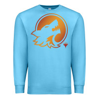 Ocean Blue magic the gathering hunt emblem Premium Sweatshirt - linhVisuals