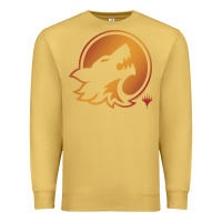 Antique Gold magic the gathering hunt emblem Premium Sweatshirt - linhVisuals