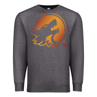 Charcoal Heather magic the gathering hunt emblem Premium Sweatshirt - linhVisuals