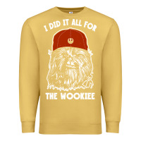 Antique Gold i did it all for the wookiee Premium Sweatshirt - linhVisuals