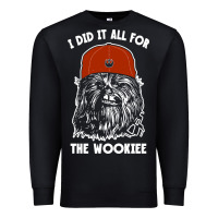 Black i did it all for the wookiee Premium Sweatshirt - linhVisuals