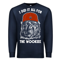Navy i did it all for the wookiee Premium Sweatshirt - linhVisuals