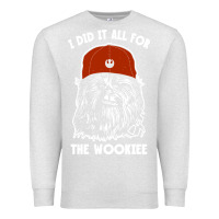 Oatmeal Heather i did it all for the wookiee Premium Sweatshirt - linhVisuals