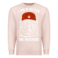 Pale Pink i did it all for the wookiee Premium Sweatshirt - linhVisuals