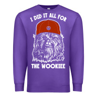 Purple i did it all for the wookiee Premium Sweatshirt - linhVisuals