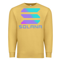 Antique Gold solana cryptocurrency solana Premium Sweatshirt - linhVisuals