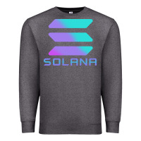 Charcoal Heather solana cryptocurrency solana Premium Sweatshirt - linhVisuals