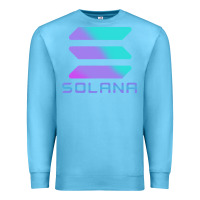 Ocean Blue solana cryptocurrency solana Premium Sweatshirt - linhVisuals