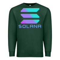 Sports Green solana cryptocurrency solana Premium Sweatshirt - linhVisuals