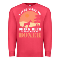 Cardinal boxer beer dog lover t  shirt boxer beer dog lover t  shirt Premium Sweatshirt - linhVisuals